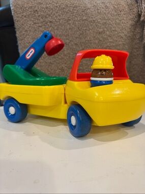 Vintage Toddle Tots Cherry Picker construction truck